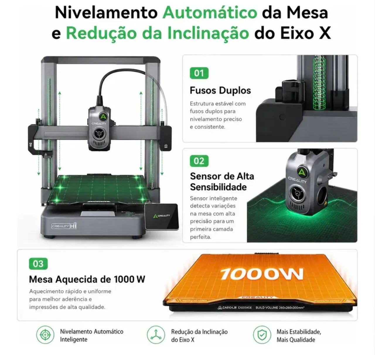Impressora 3D creality Hi nova na caixa  - Foto 3