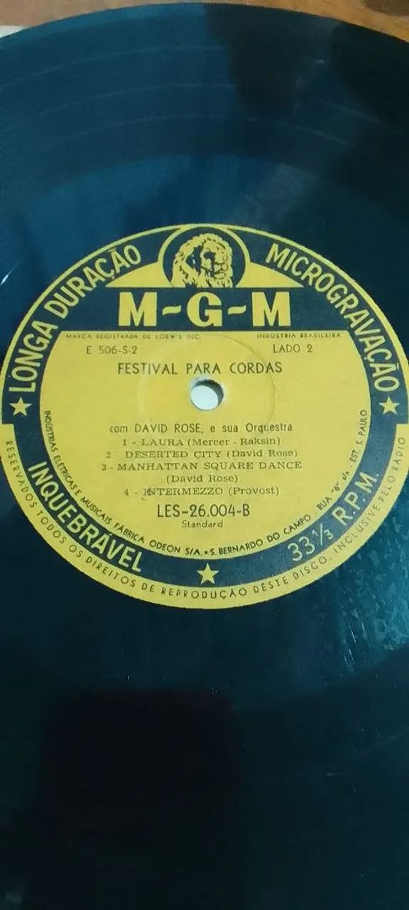 Otto Cesana e Sua Orquestra ? "Ecstasy"10 pole<br> <br>- Selo: Columbia / 33? RPM / 10 polegadas - Foto 4
