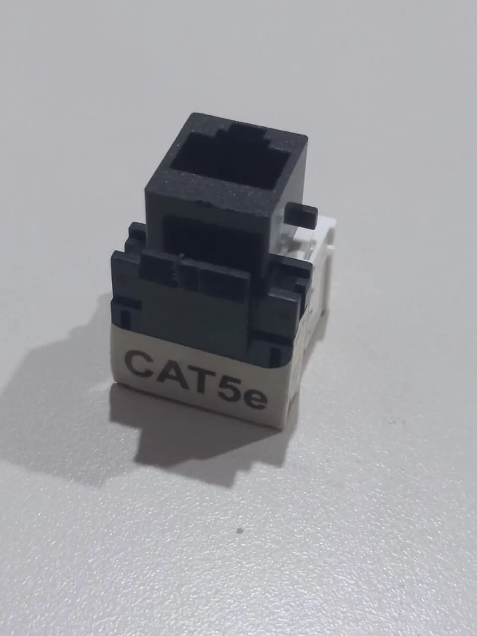 Kit 30 conectores fêmea RJ45 CAT5e Preta Novo