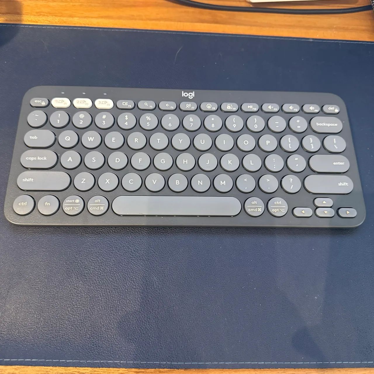Teclado Bluetooth Logitech Pebble Keys 2 K380S PC & Mac - Estojo de brinde
