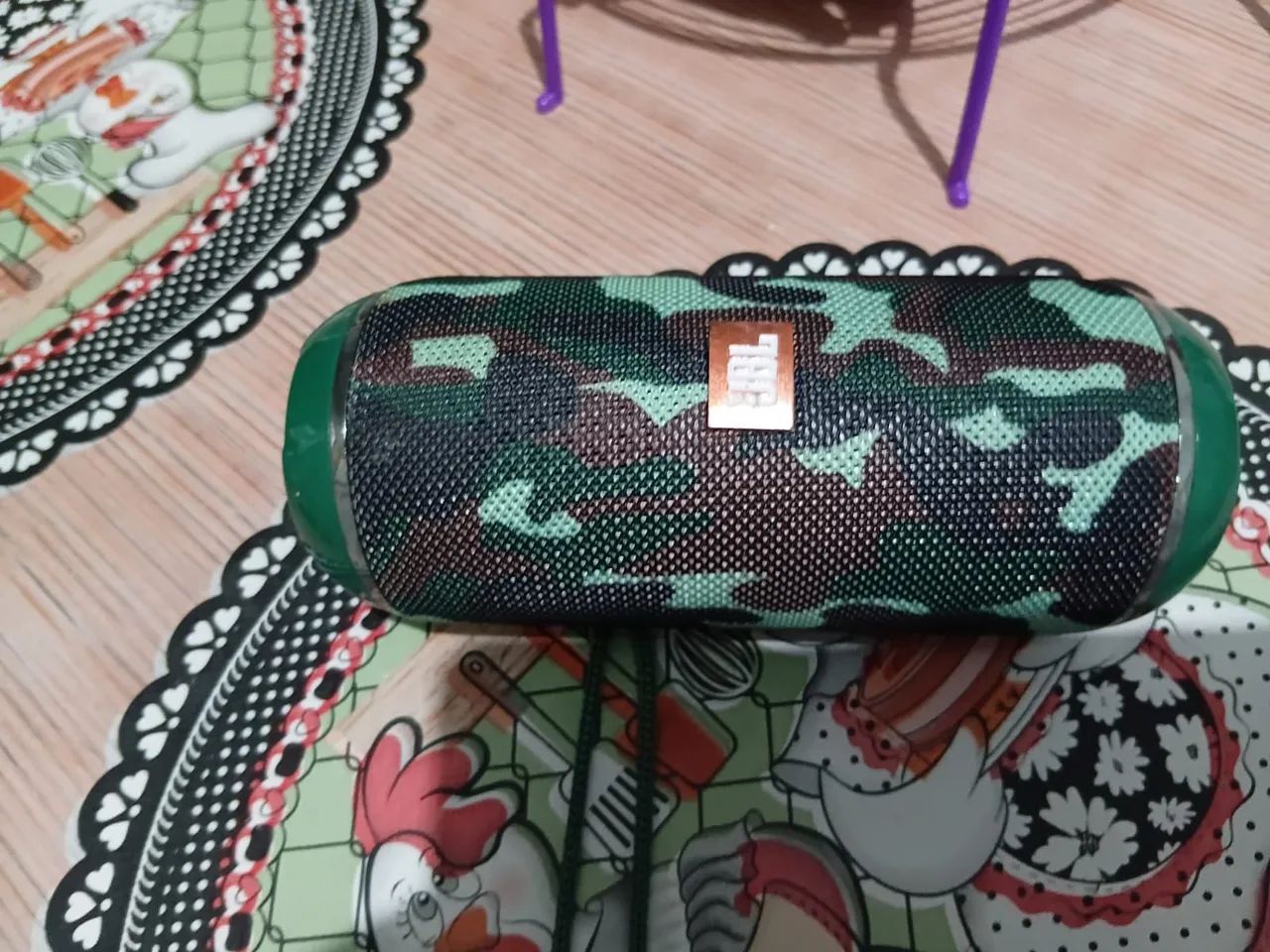 ? Caixa de Som Bluetooth JBL Camuflada - Funcionando Perfeitamente
