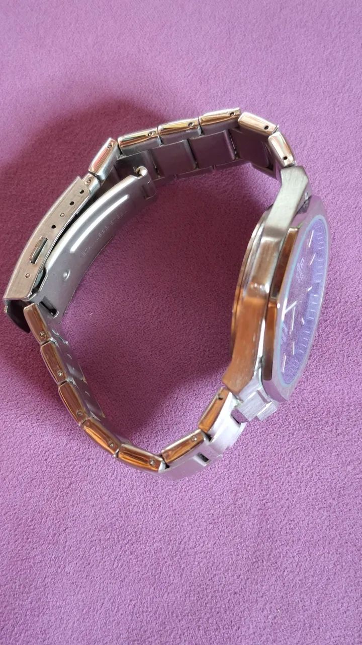 Casio Edifice Saphire fundo azul sem uso - Foto 3