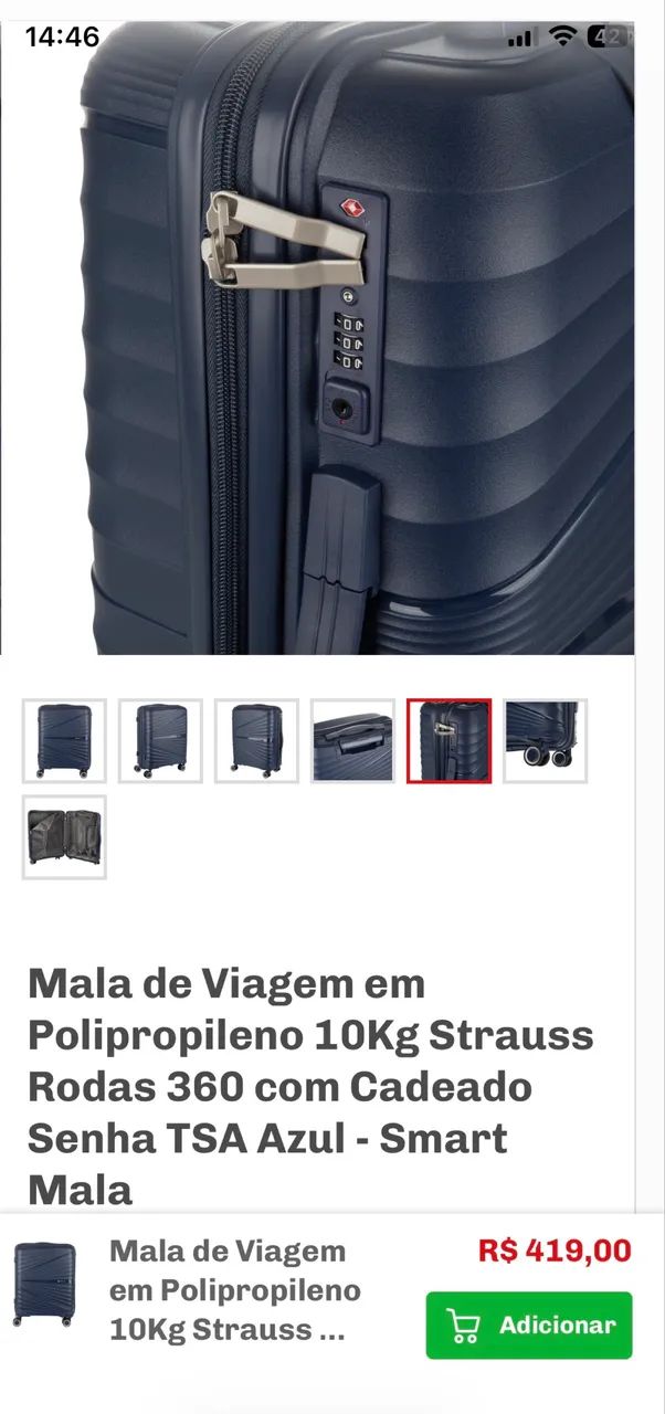 Mala de viagem - Foto 5