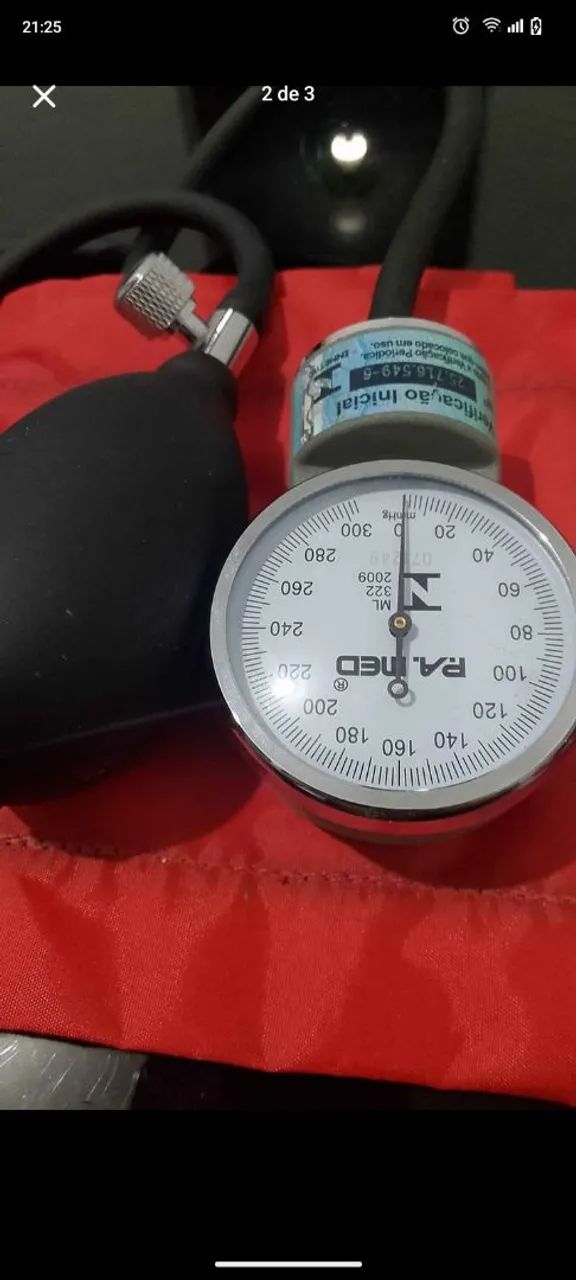 Estetoscópio e Esfigmomanômetro  - Foto 2