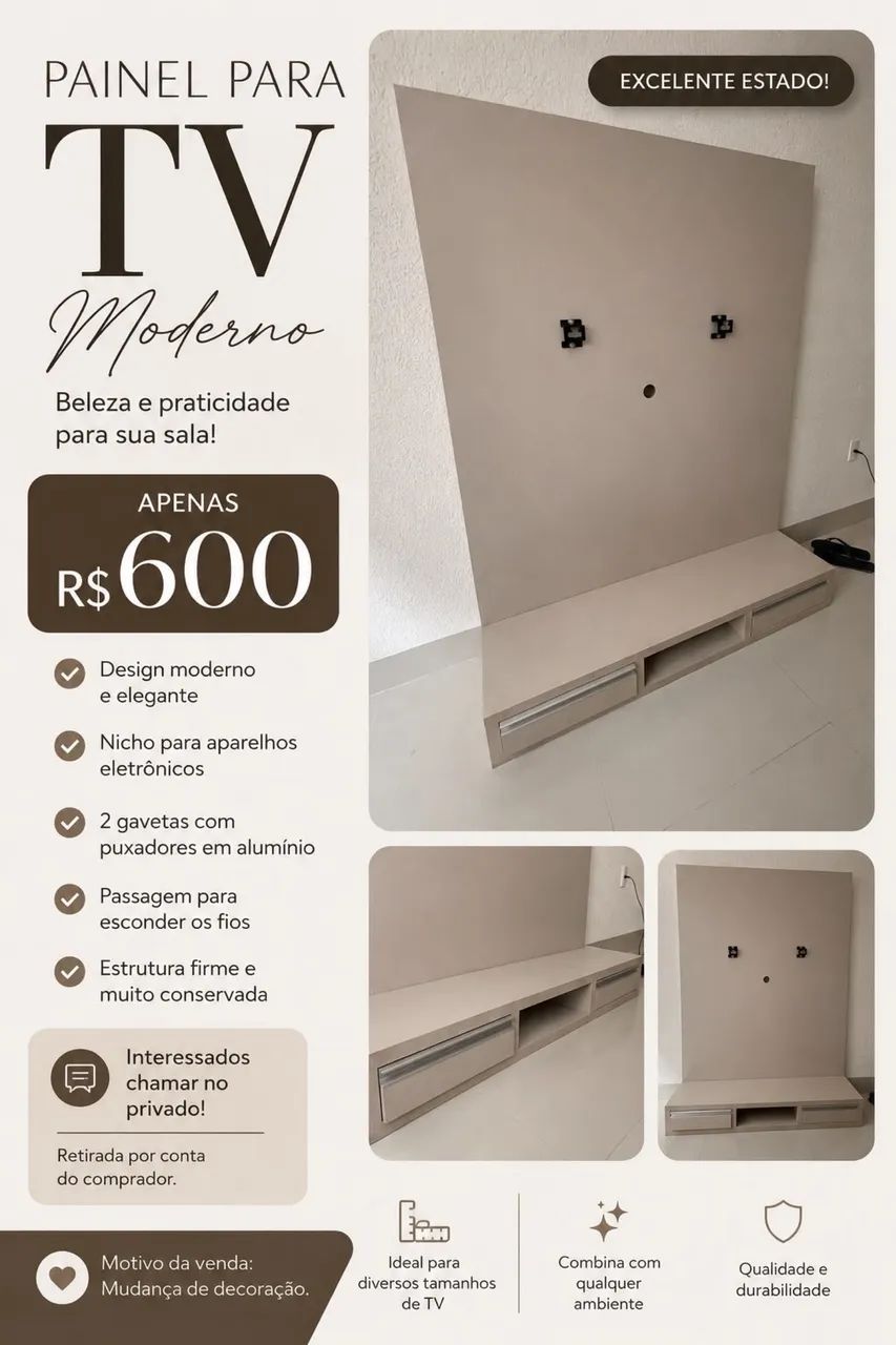Painel para TV  - Foto 2