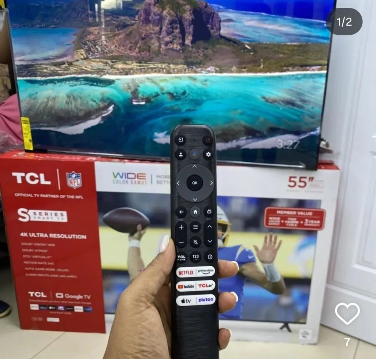 Controle TV TCL Smart 