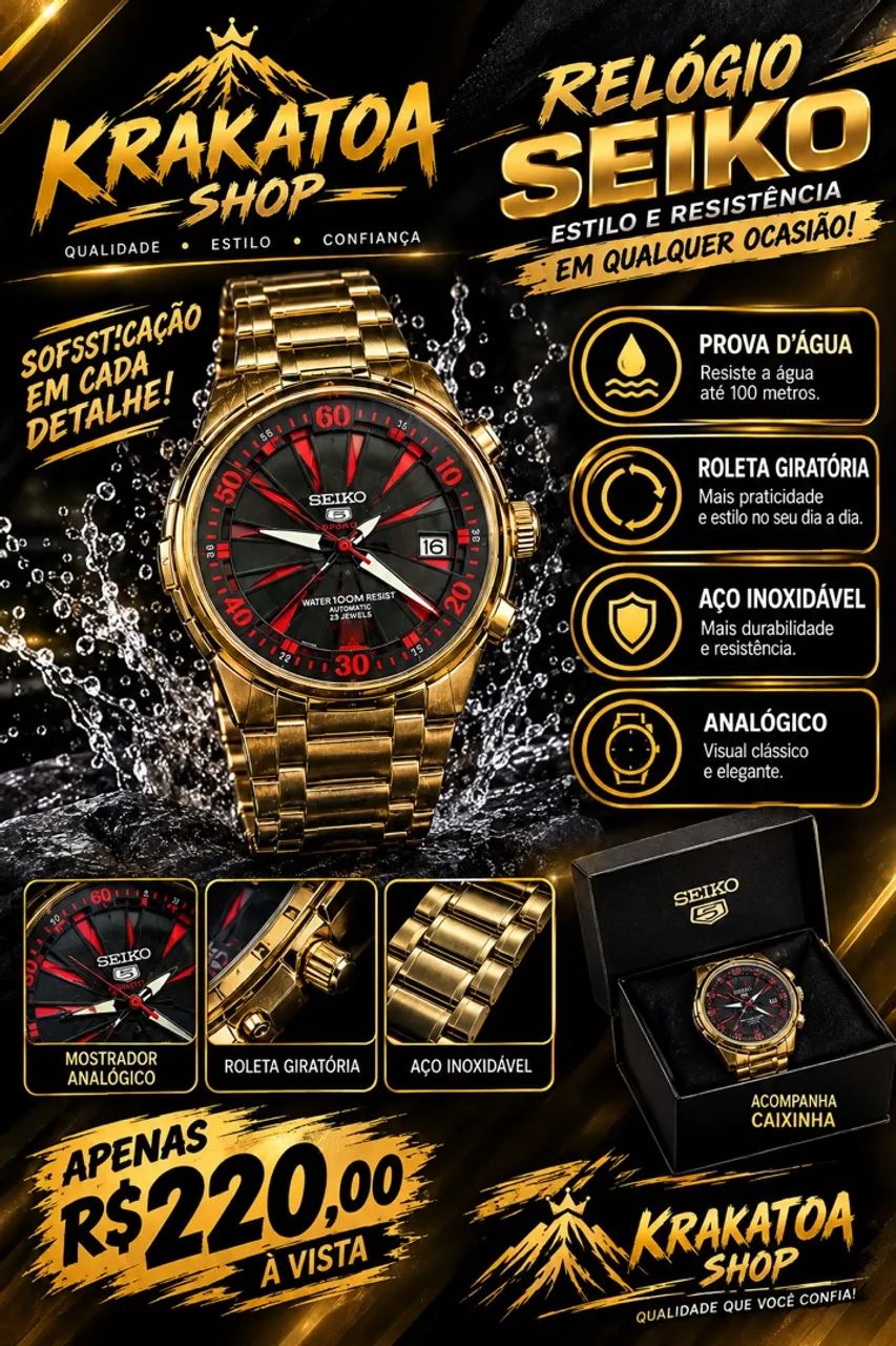 RELÓGIO DA SEIKO