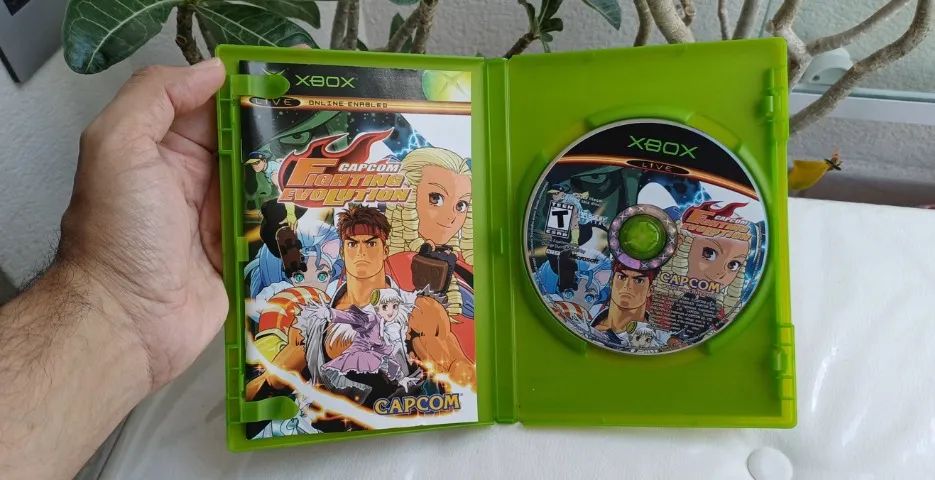 Jogo Capcom Fighting Evolution Xbox Completo Impecável - Foto 3