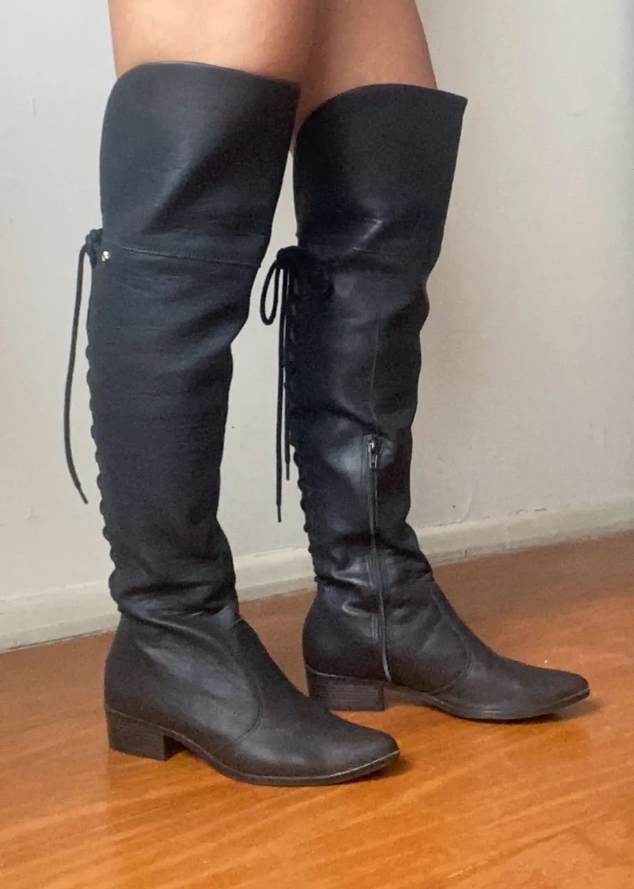 Bota cano alto da Cravo e Canela - Foto 4