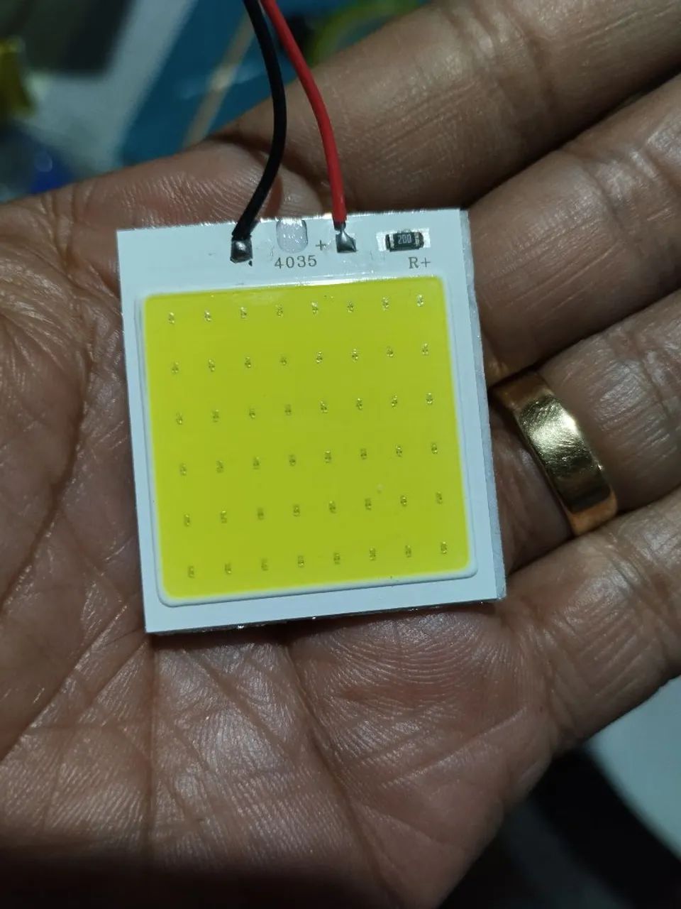 Placa led luz de teto carro  - Foto 4