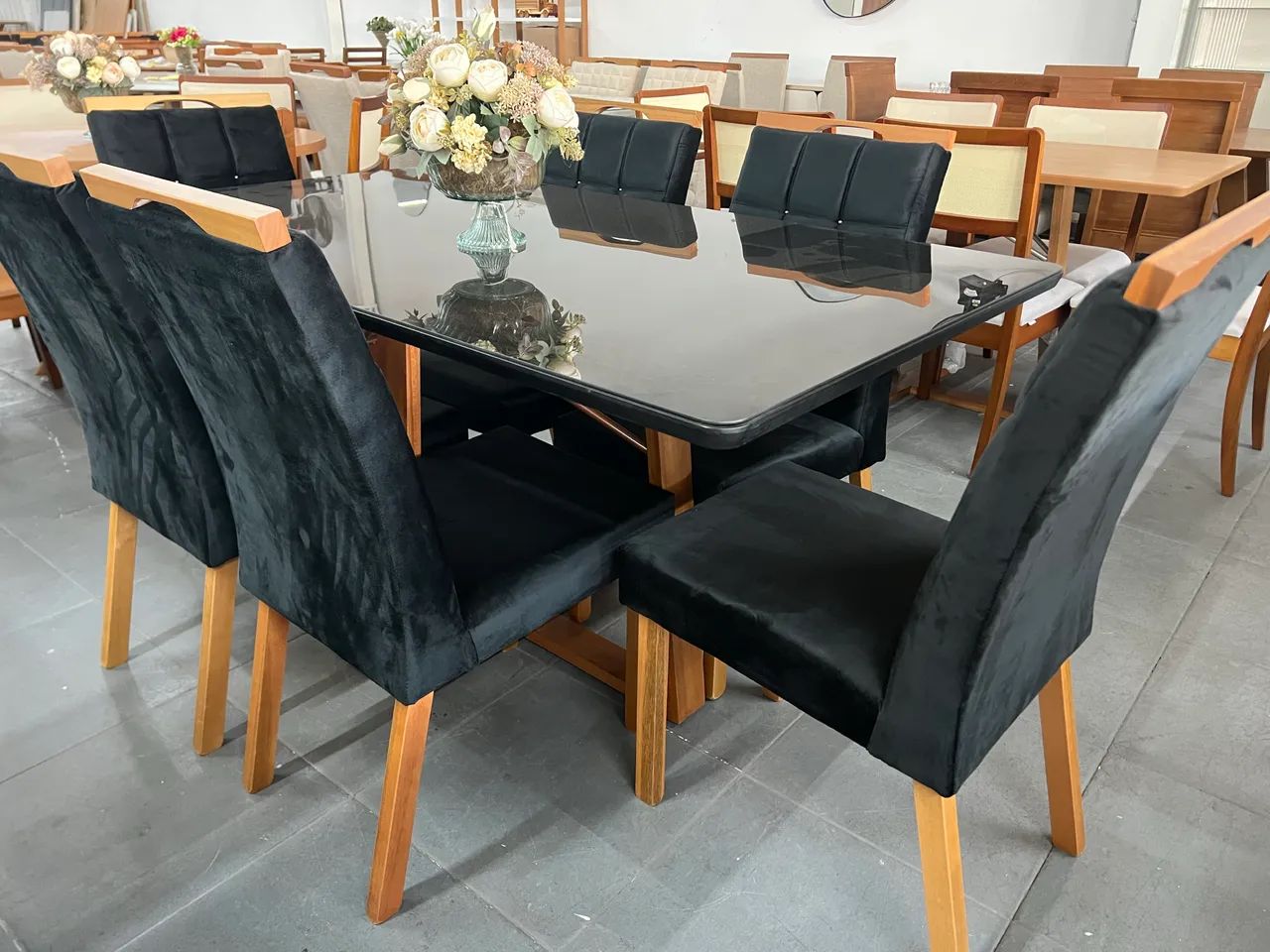 Mesa completa de madeira a pronta entrega  - Foto 2