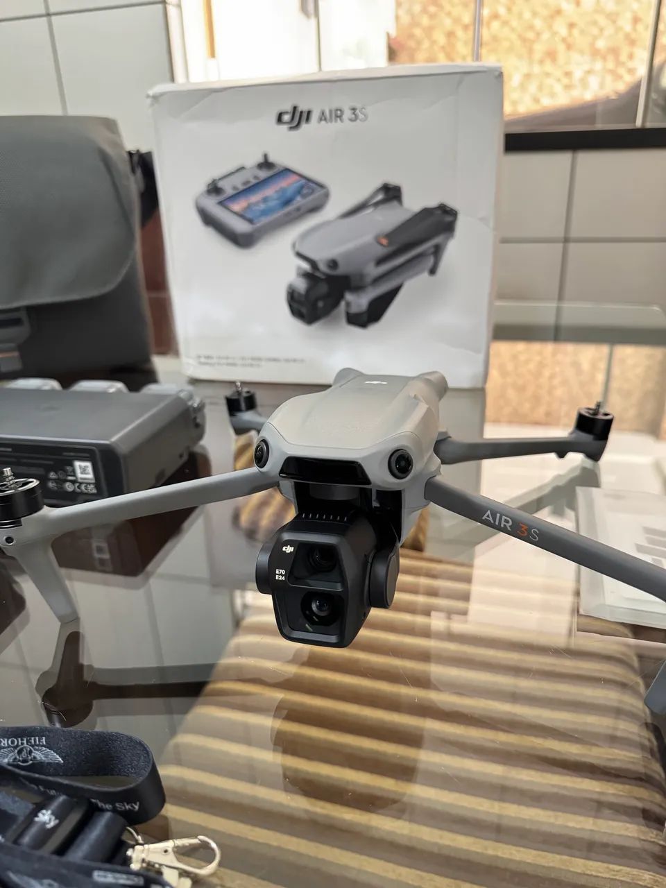 DRONE DJI AIR 3S COMBO - IMPECÁVEL  - Foto 4