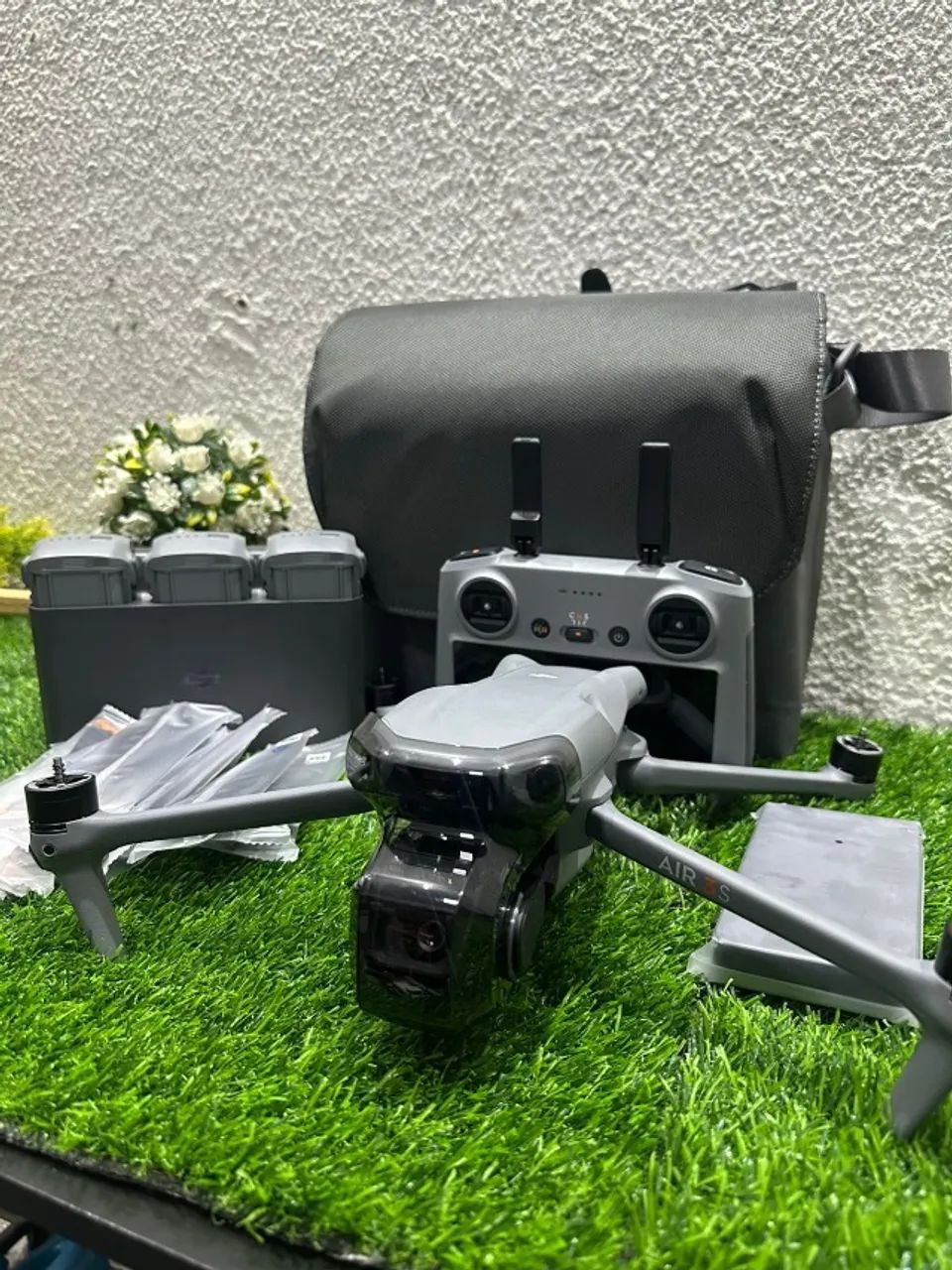 Drone Dji Air 3s Profissional Combo Fly More Zero Sem Uso - Foto 2