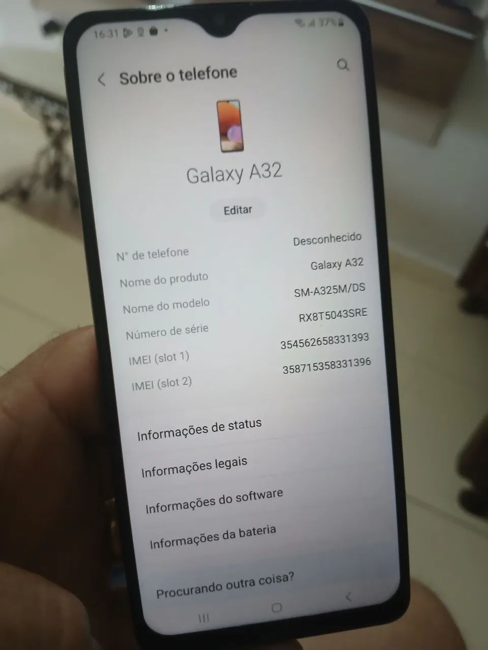 Sansung  A32 128 gb tudo funcionando sem defeito