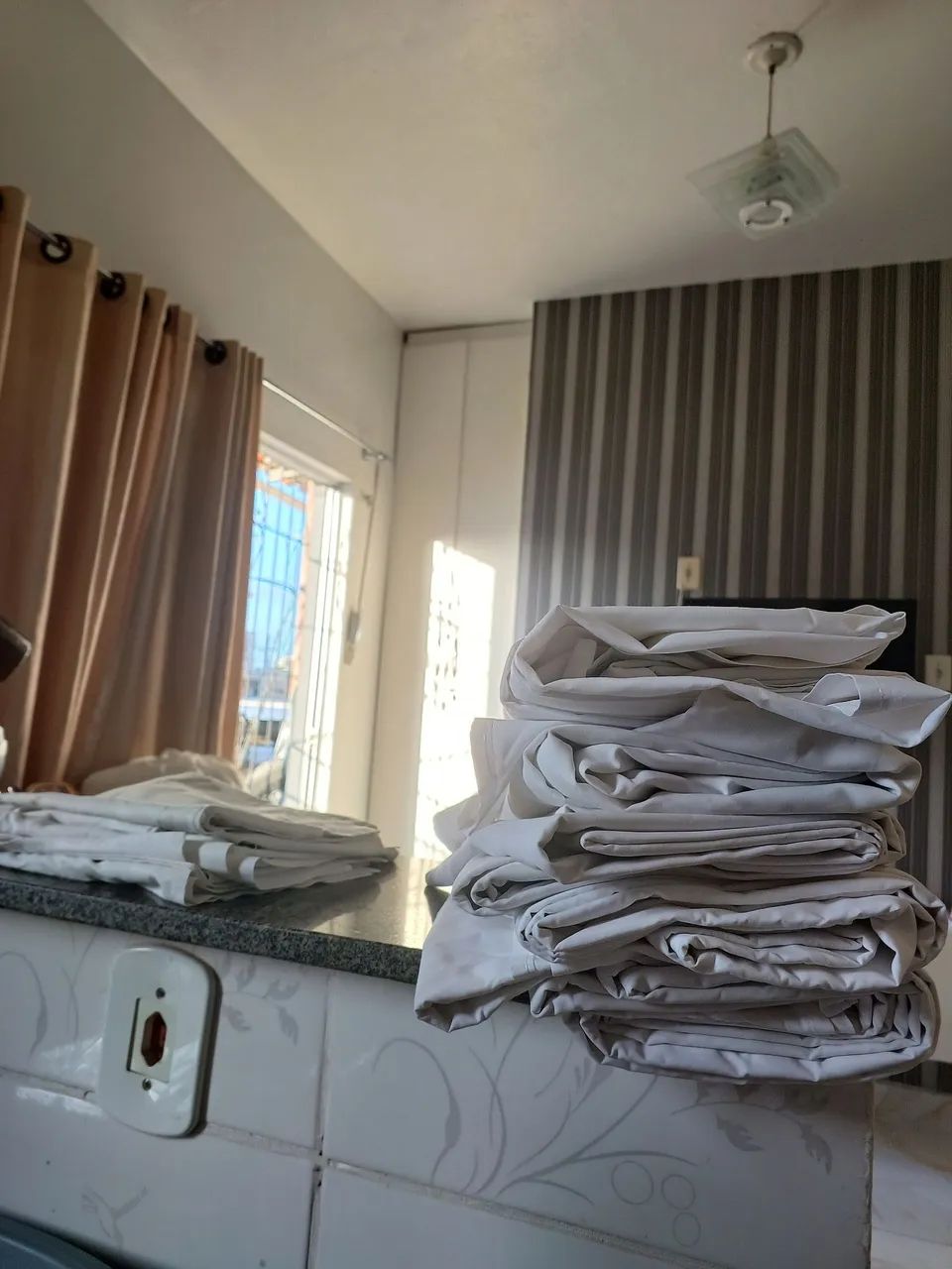 Len çol Branco P/ cama Queen  - Foto 2