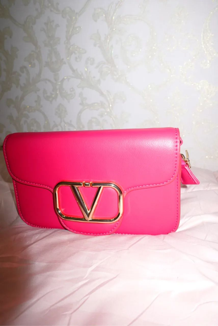 Bolsa inspiração Valentino rosa  - Foto 3