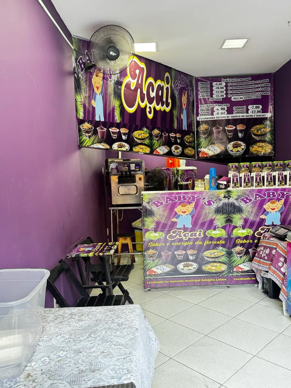 Loja completa de Açaí frozen e batata espiral!!!!