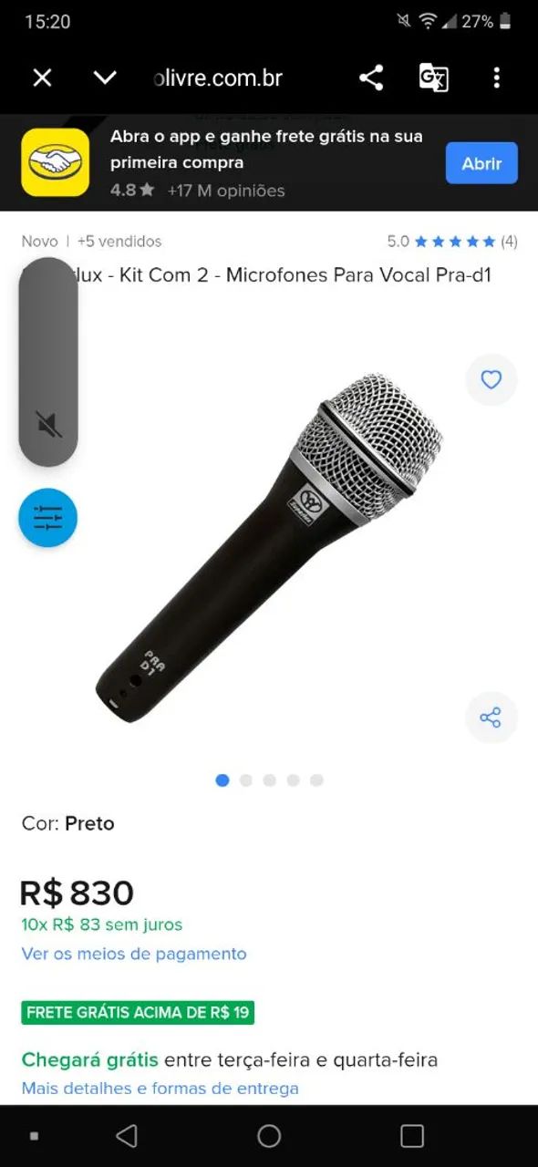 Microfone - Foto 2