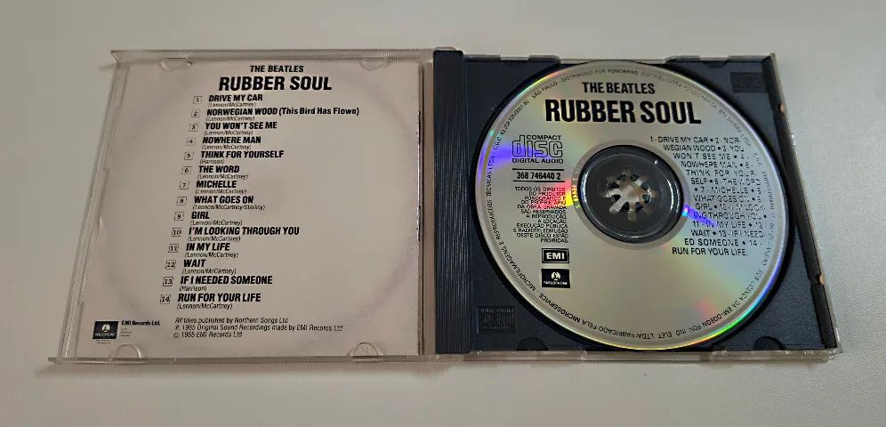 CD The Beatles - Rubber Soul - EMI - Parlophone - Ind. Brasileira
