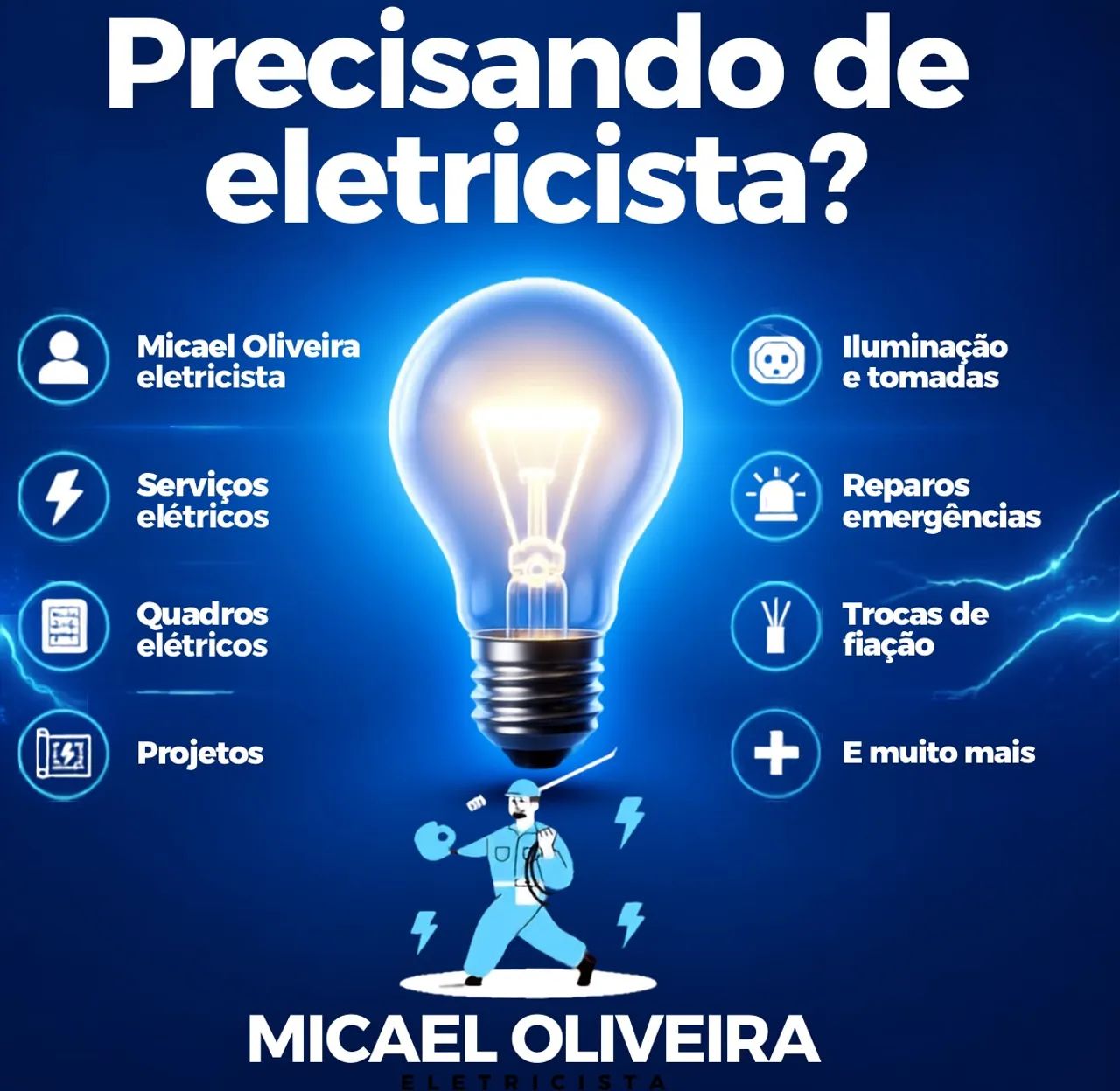 Precisando de eletricista?