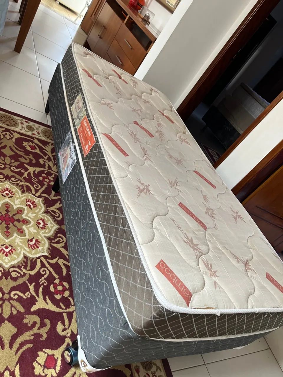 Cama box + colchão solteiro - Foto 4