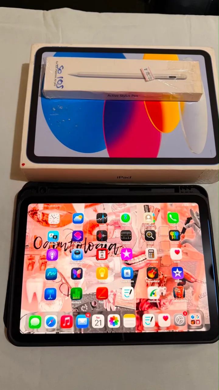 iPad 11 128gb dois meses de uso. Acompanha Caixa, Case e caneta compatível!! - Foto 3