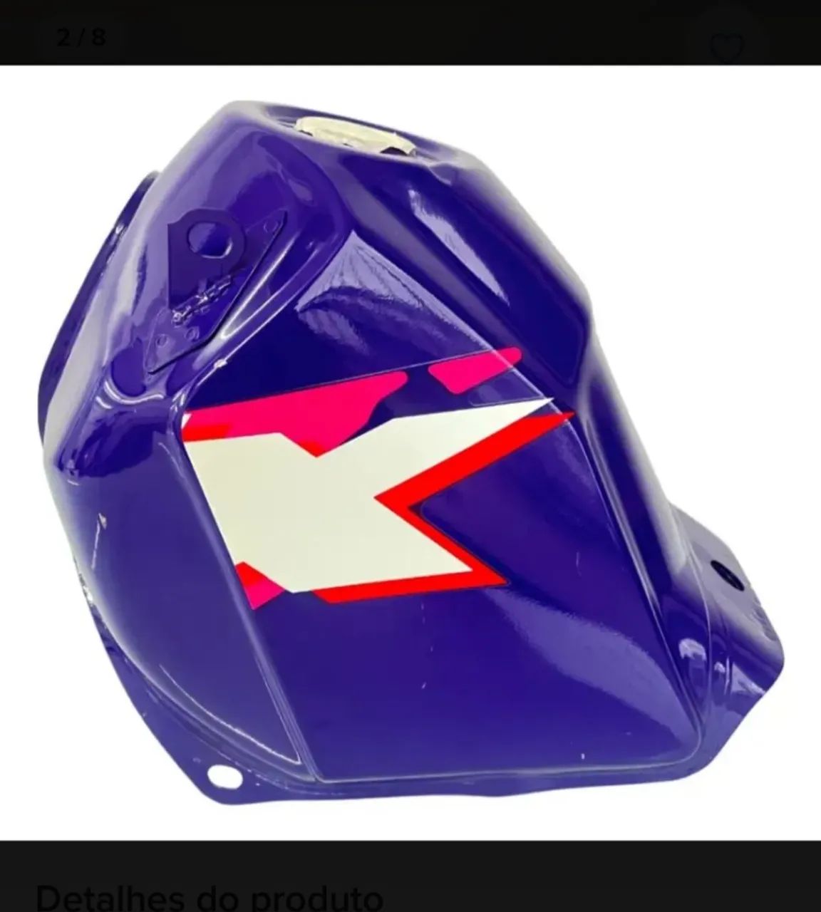 TANQUE DE COMBUSTIVEL NX 200 AZUL - Peças para motos - Jacarepaguá