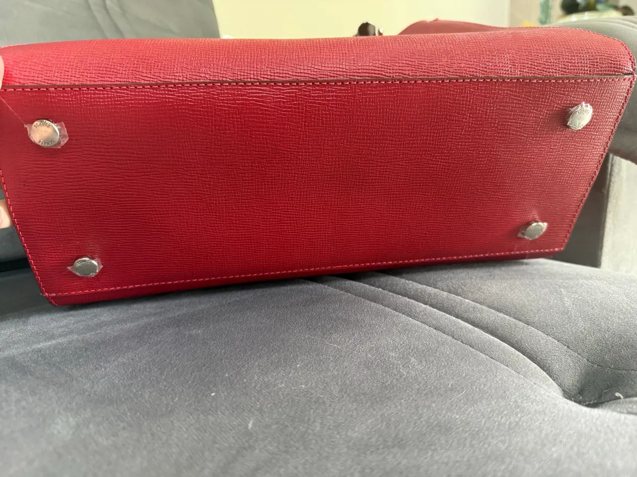 Bolsa schutz lorena classic vermelha - Foto 2