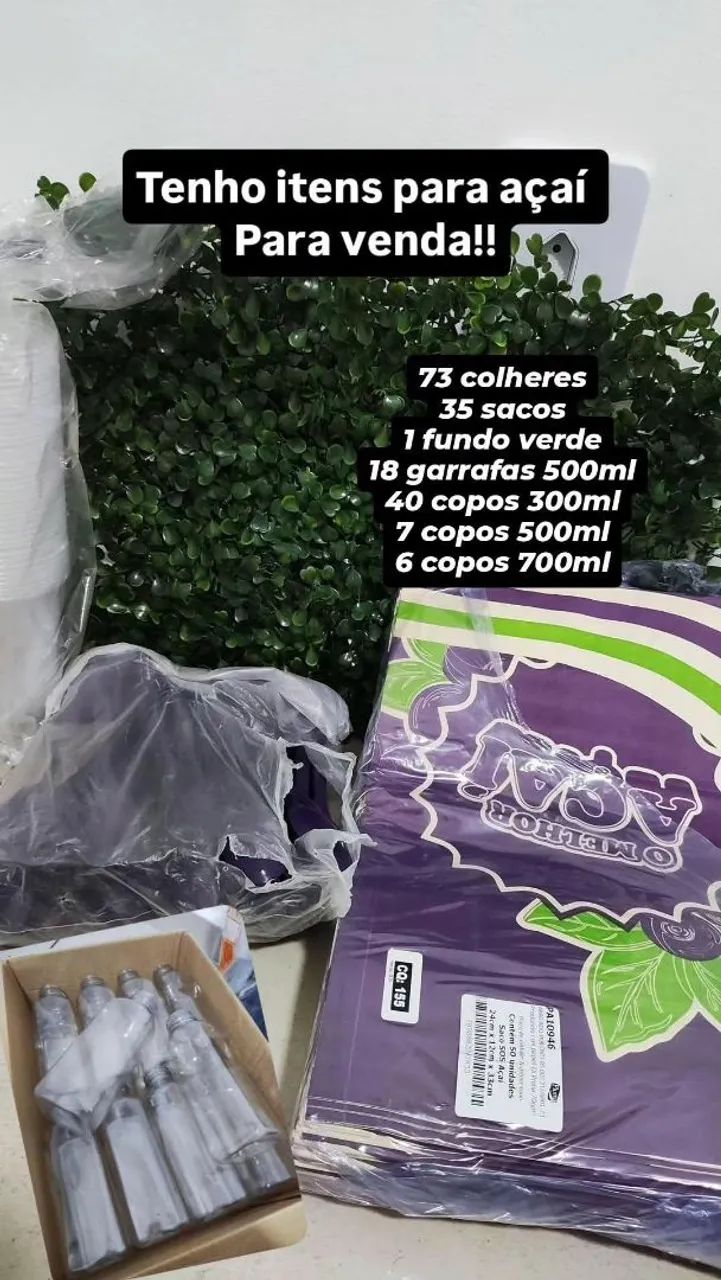 Itens açaí 