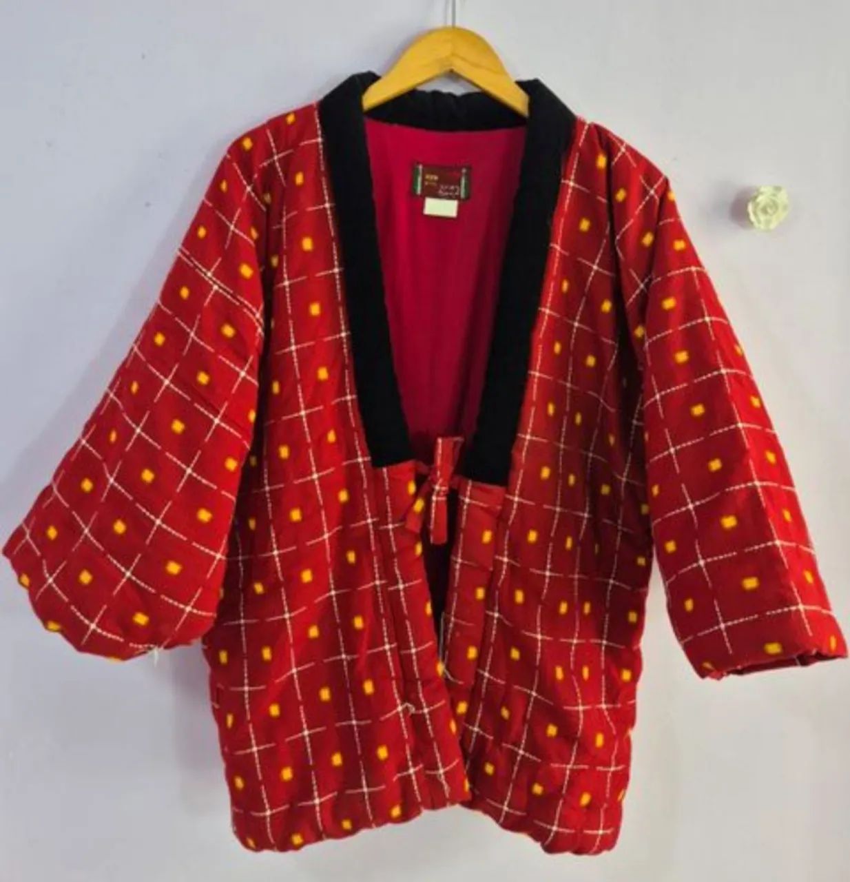 Kimono Curto Haori Acolchoado Japonês