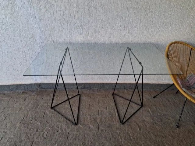 Mesa tampo de vidro - Tok-Stok - Foto 3