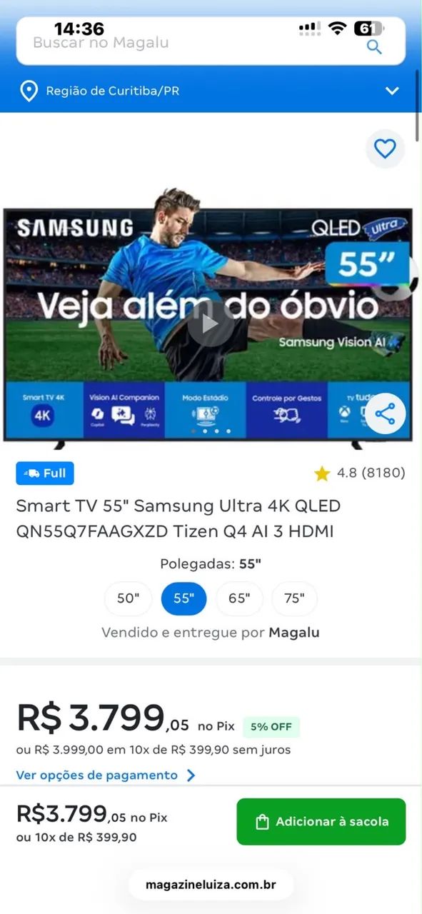 Tv 55 polegadas  - Foto 2