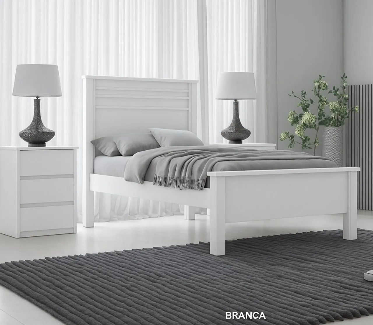 *Cama Solteiro  Verona Pronta Entrega. 