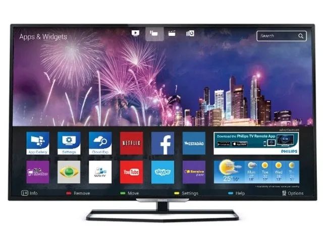 TV Phillips 40 Smart 3d - aceito cartão