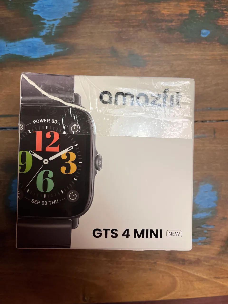Caixa + carregador original GTS 4 Mini