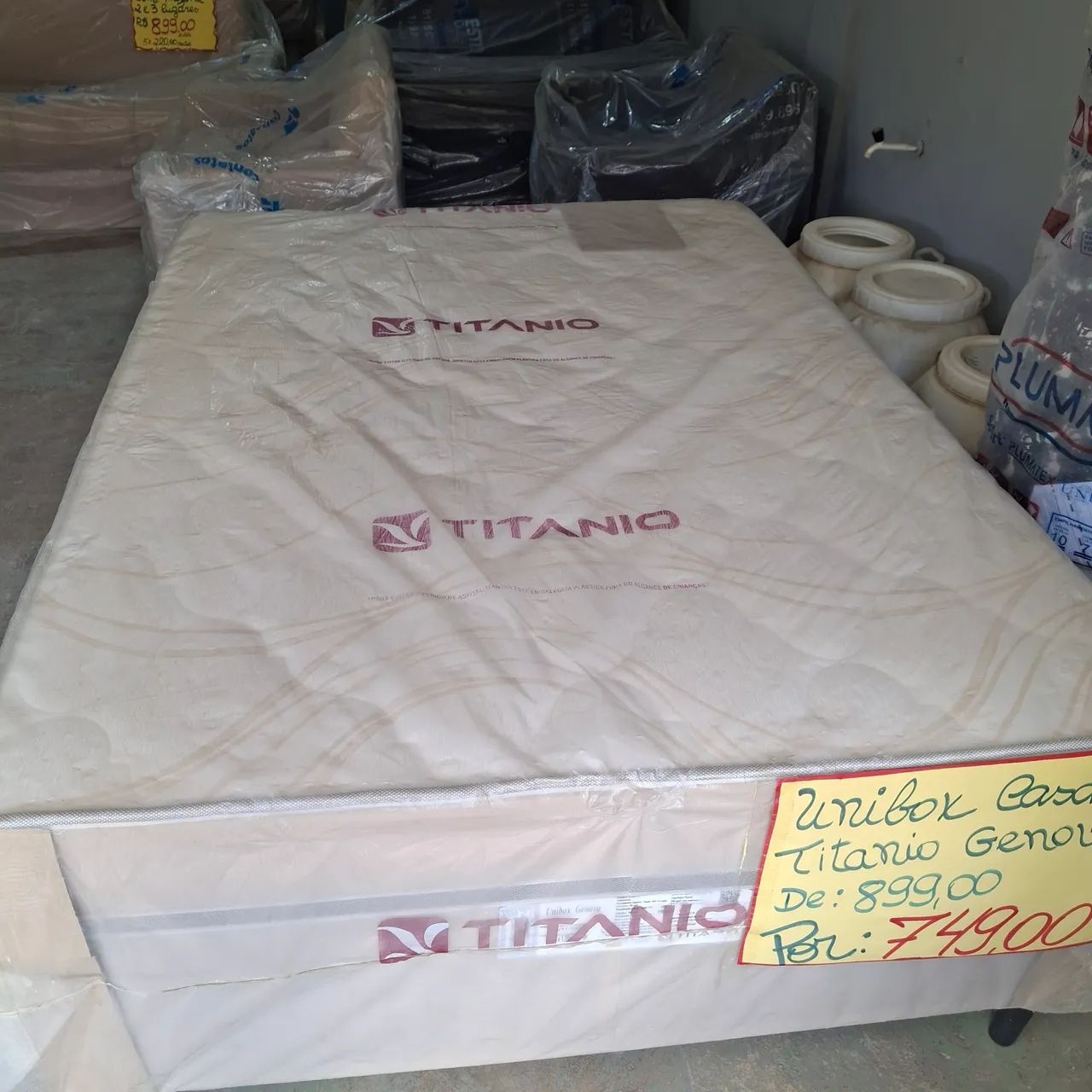Cama box casal