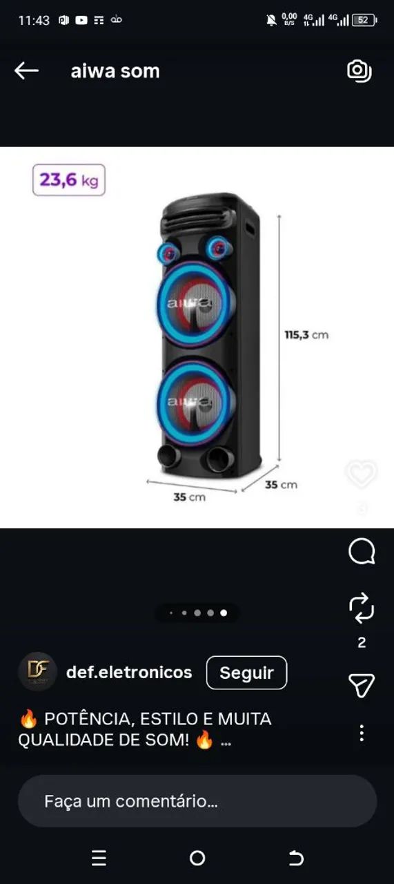 Vendo som Aiwa  - Foto 4