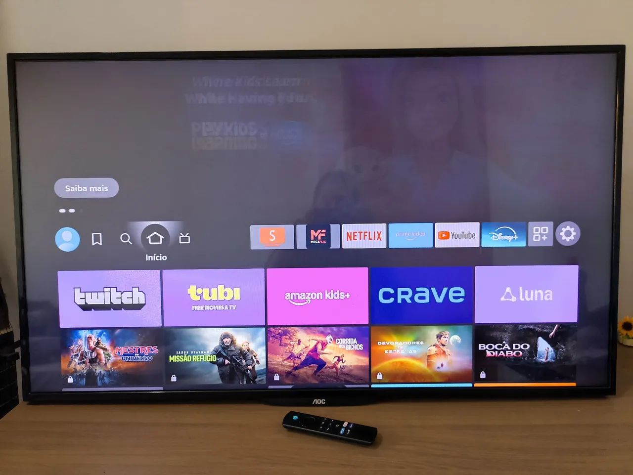 TV AOC 43 Polegadas com Alexa Integrada  - Foto 2