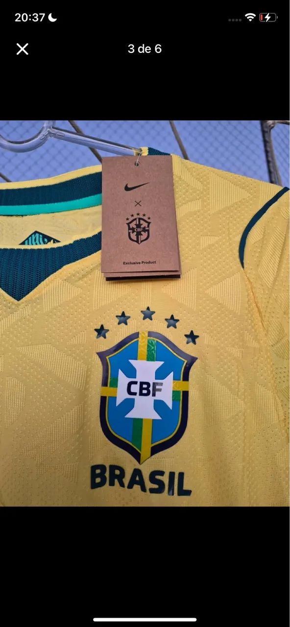 Camisa do Brasil jogador ?