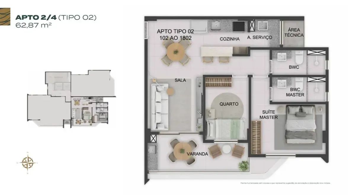 LANÇAMENTO ALTO PADRÃO | NEST RIO VERMELHO | 2 QUARTOS COM SUÍTE  E VARANDA | EM CONSTRUÇÃ - Foto 5