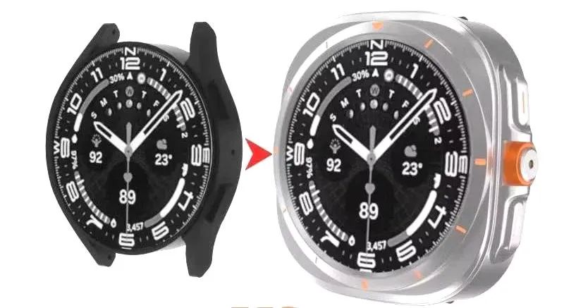 Capinha para Galaxy watch 4 e 6 com visual de Galaxy watch ultra  - Foto 4