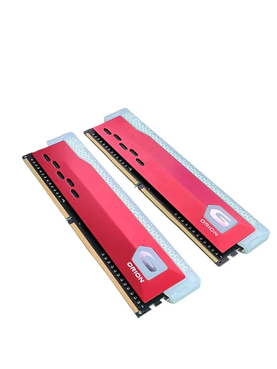 Memória Ddr4 Geil Orion, 16gb (2x8gb) 3200mhz, Rgb, Red - Memória