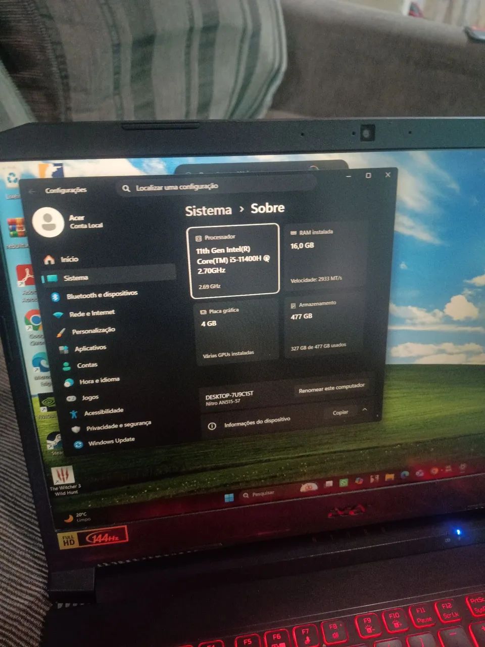 Notebook gamer acer - Foto 4