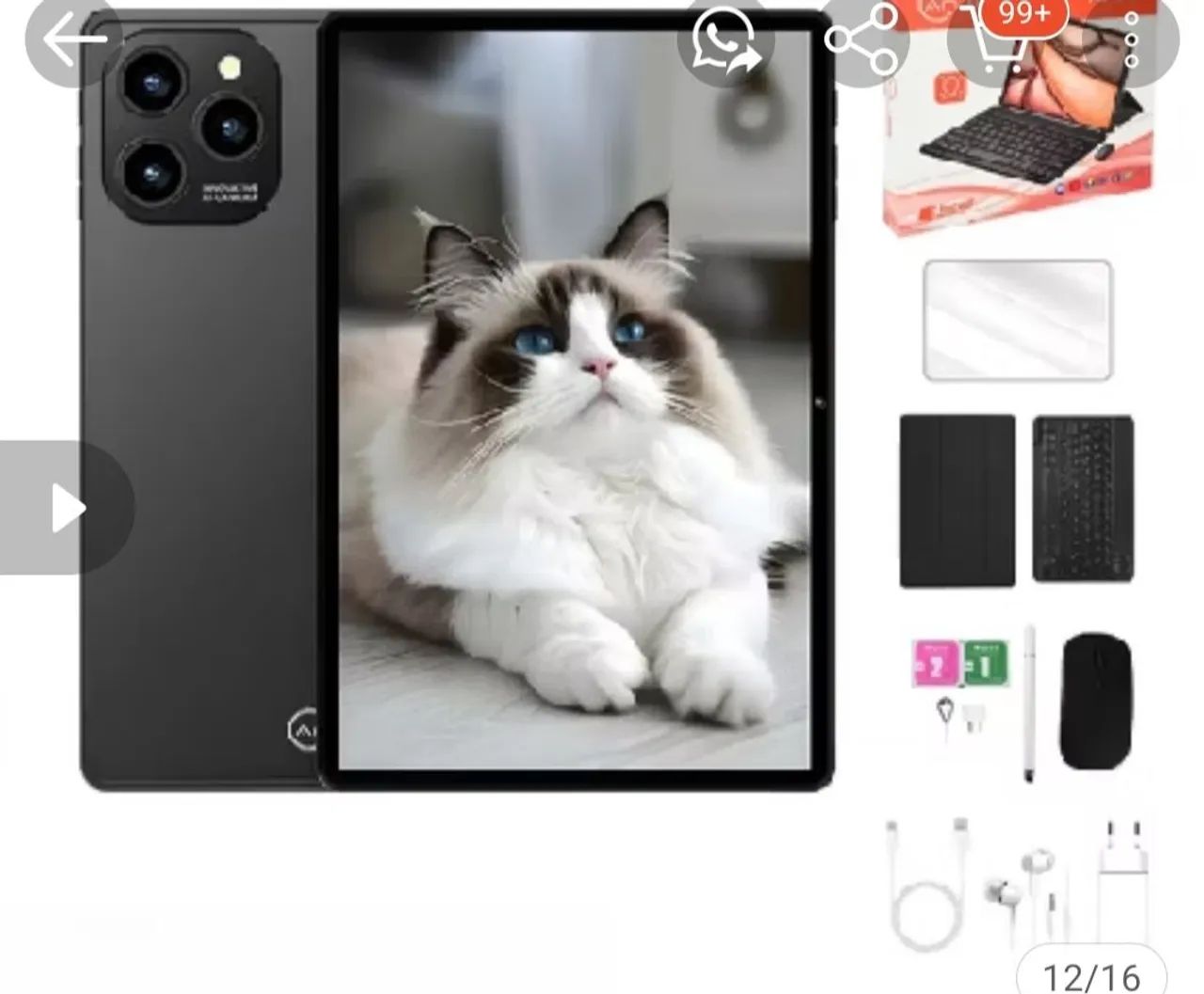 Tablet Cinza (Novo) - Foto 2