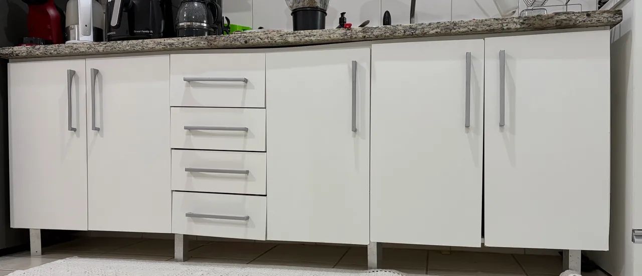 Balcão Inferior de Chão (Pia, Gaveteiro e Módulo Lateral) - Foto 3