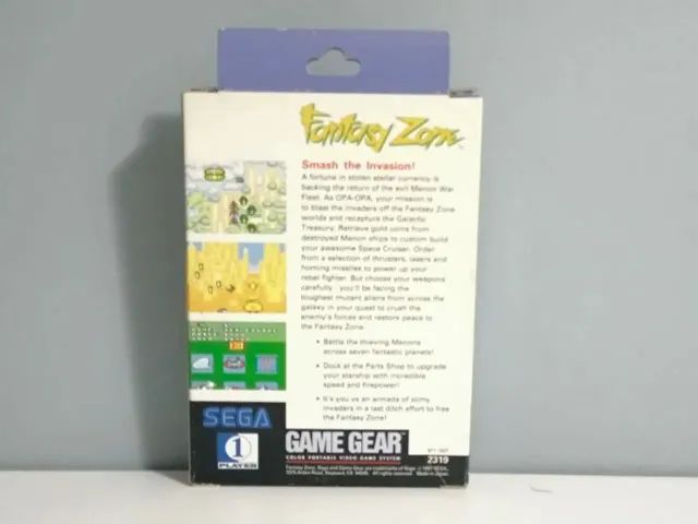 Fantasy Zone - Sega Game Gear | Completo com Caixa e Manual | Clássico SEGA - Foto 2