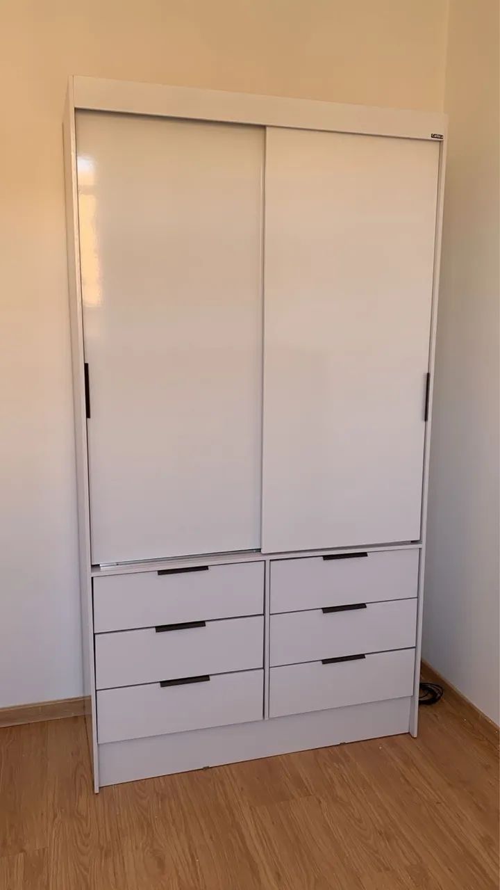 Guarda roupa 2 pt 6 gav solteiro 
