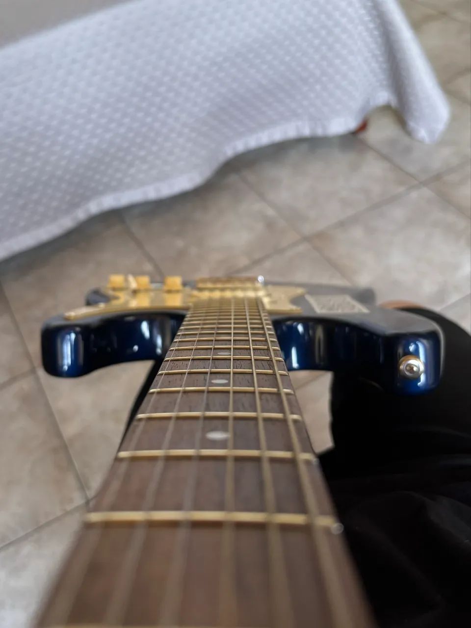 Guitarra Stratocaster Azul - Foto 4