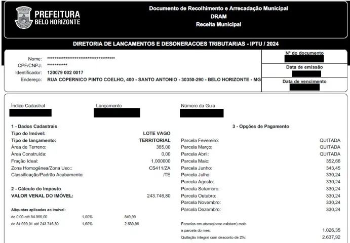 Terreno com 770m2, composto por 2 lotes de 385m2 cada - Foto 2