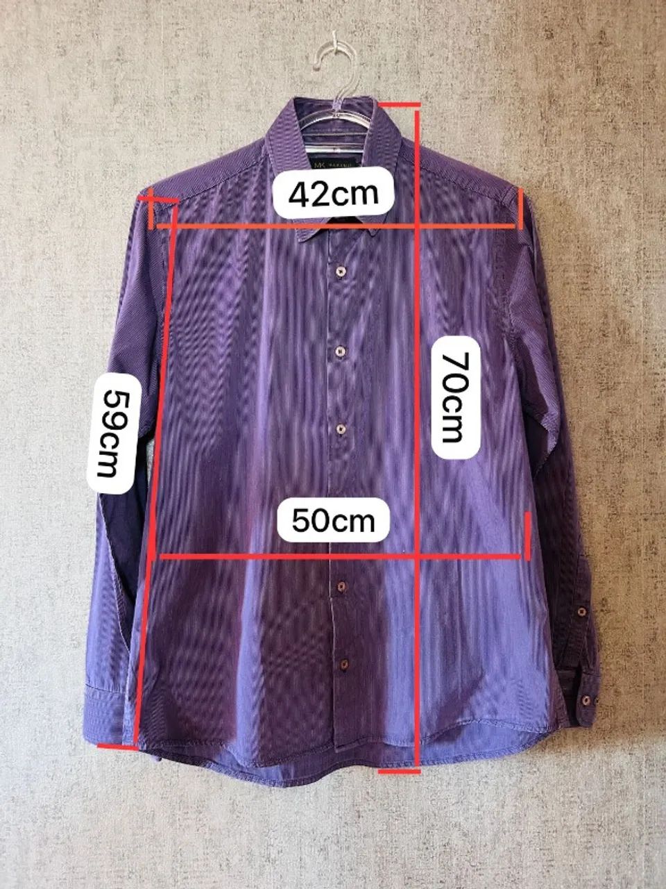 Camisa Makenji Vinho - Foto 3